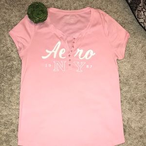 🌸Aeropostale🌸 Adorable Button Up T-shirt!